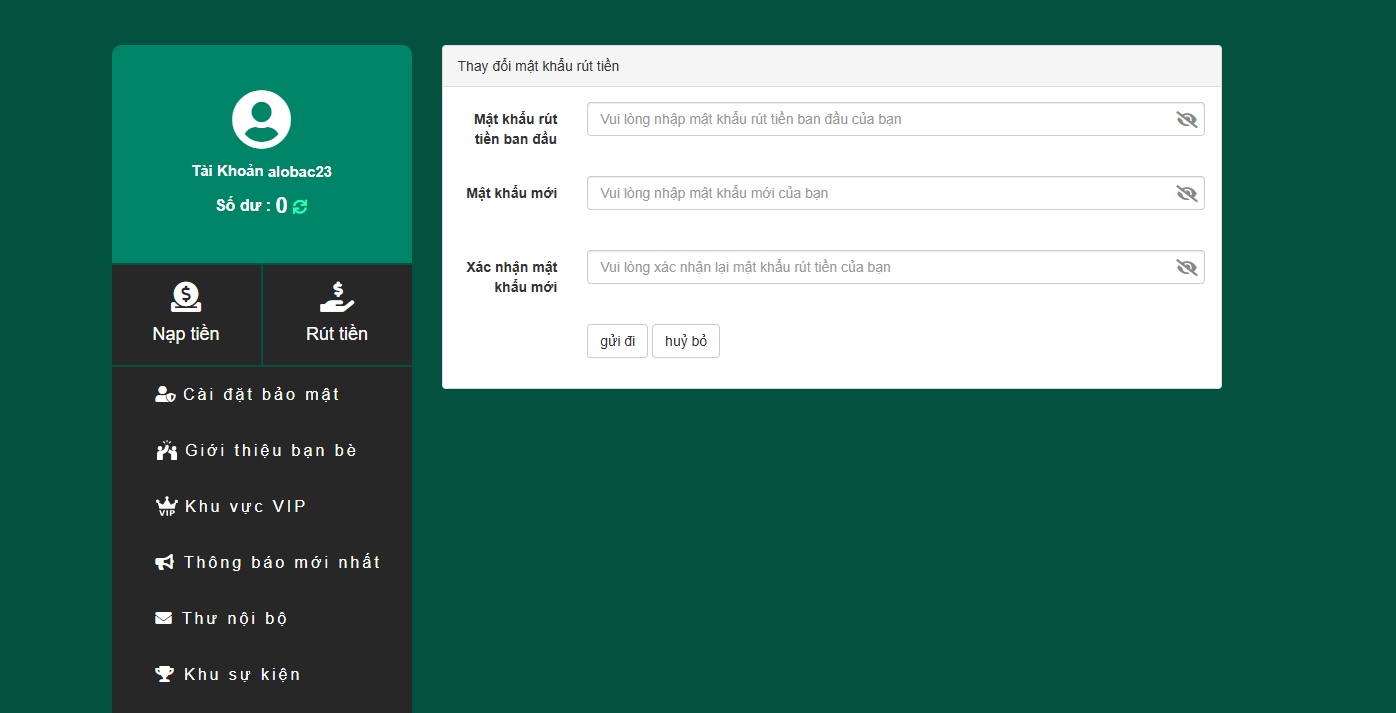 Điều kiện để rút tiền OK365